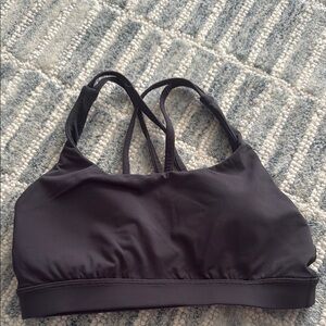 Lululemon energy bra size 6 dark grey color
